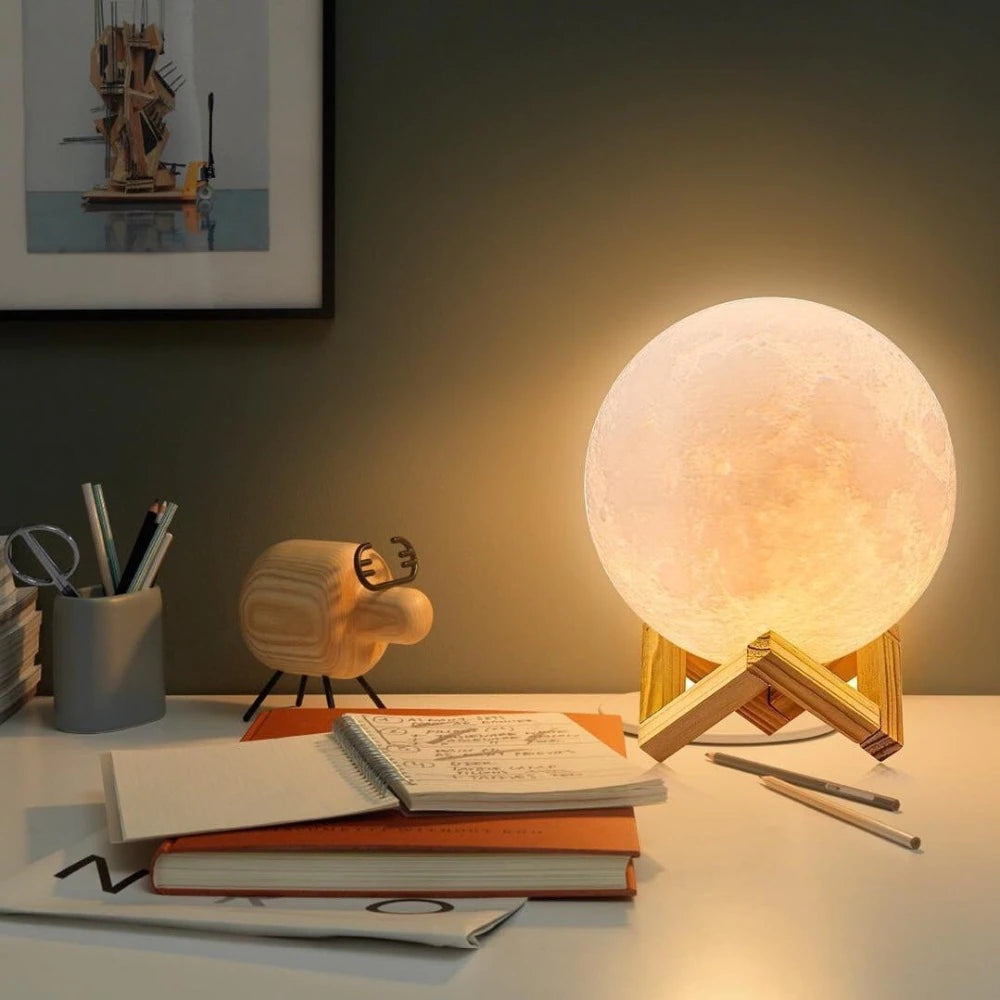 Rechargeable Moon Lamp LED Night Light