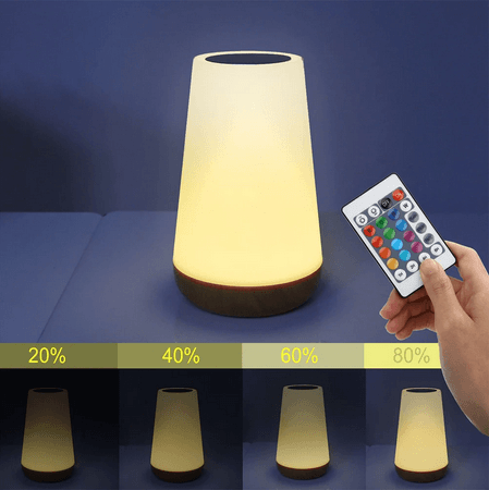 13 Color Changing Bedside Dimmable Lamp