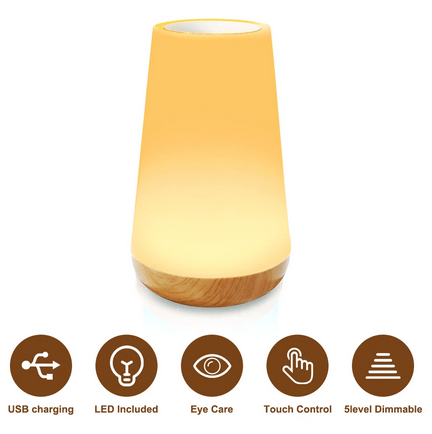 13 Color Changing Bedside Dimmable Lamp